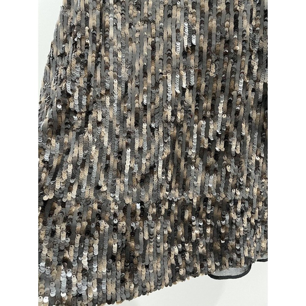 Guess Tiger Eye Sequins Tank Top Size S - Picture 2 of 7
